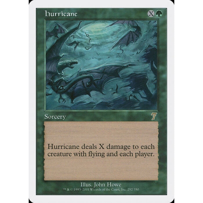 Magic: The Gathering Hurricane (252) Lightly Played