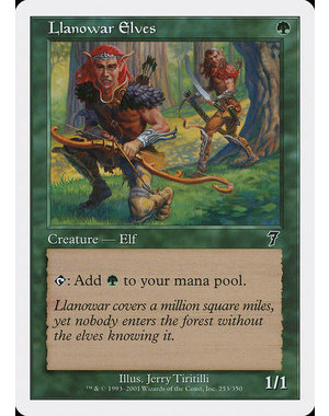 Magic: The Gathering Llanowar Elves (253) Heavily Played