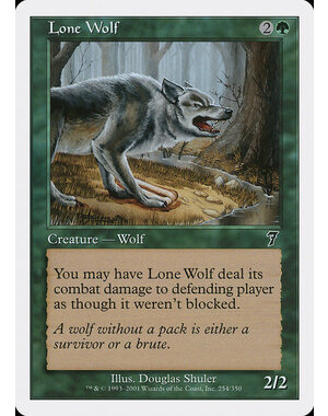 Magic: The Gathering Lone Wolf (254) Lightly Played