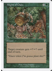 Magic: The Gathering Might of Oaks (257) Lightly Played