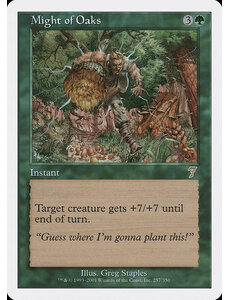Magic: The Gathering Might of Oaks (257) Lightly Played
