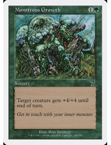 Magic: The Gathering Monstrous Growth (258) Moderately Played