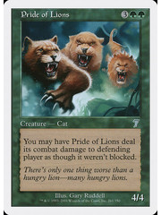 Magic: The Gathering Pride of Lions (261) Lightly Played