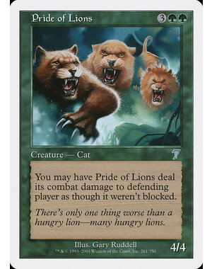 Magic: The Gathering Pride of Lions (261) Lightly Played