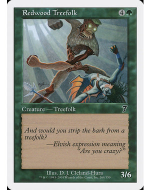 Magic: The Gathering Redwood Treefolk (264) Lightly Played