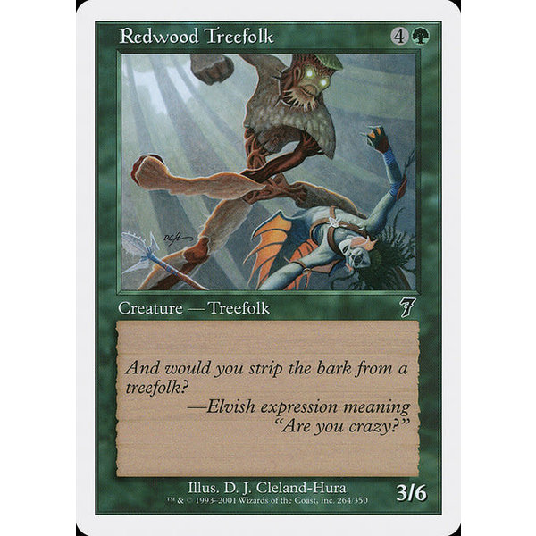 Magic: The Gathering Redwood Treefolk (264) Lightly Played