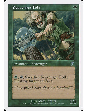 Magic: The Gathering Scavenger Folk (267) Lightly Played