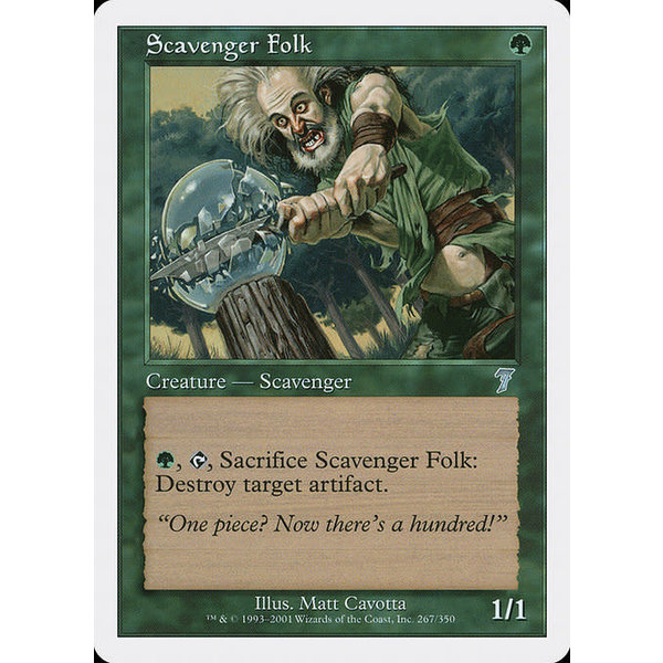 Magic: The Gathering Scavenger Folk (267) Lightly Played