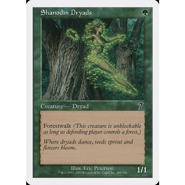 Magic: The Gathering Shanodin Dryads (269) Lightly Played