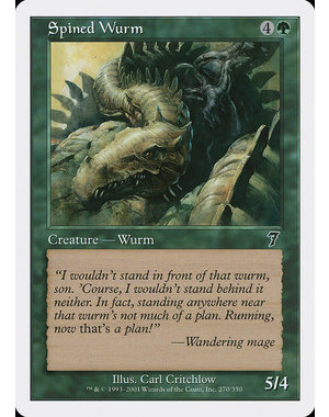 Magic: The Gathering Spined Wurm (270) Lightly Played