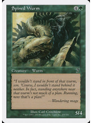 Magic: The Gathering Spined Wurm (270) Moderately Played