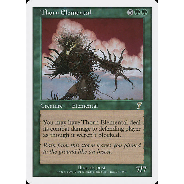 Magic: The Gathering Thorn Elemental (273) Moderately Played