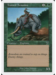 Magic: The Gathering Trained Armodon (275) Lightly Played
