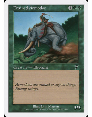 Magic: The Gathering Trained Armodon (275) Lightly Played