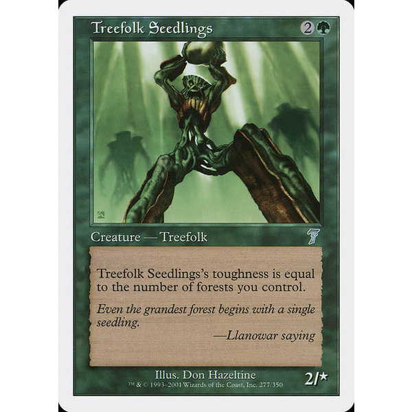 Magic: The Gathering Treefolk Seedlings (277) Lightly Played