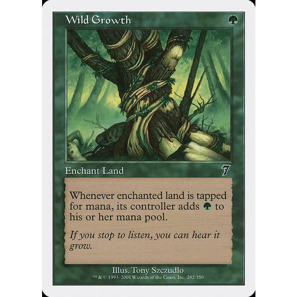 Magic: The Gathering Wild Growth (282) Lightly Played