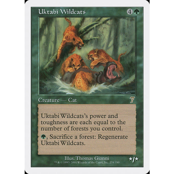 Magic: The Gathering Uktabi Wildcats (278) Lightly Played