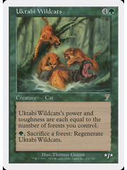 Magic: The Gathering Uktabi Wildcats (278) Moderately Played