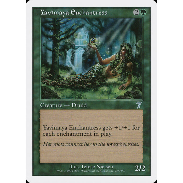 Magic: The Gathering Yavimaya Enchantress (285) Lightly Played