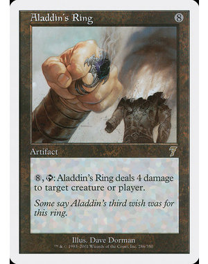 Magic: The Gathering Aladdin's Ring (286) Lightly Played