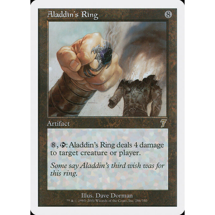 Magic: The Gathering Aladdin's Ring (286) Lightly Played