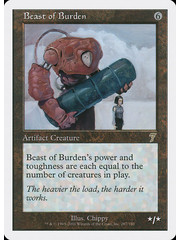 Magic: The Gathering Beast of Burden (287) Lightly Played
