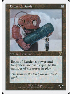 Magic: The Gathering Beast of Burden (287) Moderately Played
