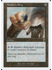Magic: The Gathering Aladdin's Ring (286) Moderately Played