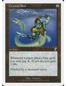 Magic: The Gathering Crystal Rod (291) Lightly Played