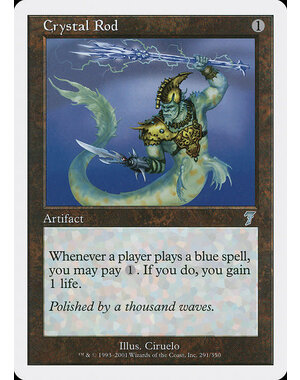 Magic: The Gathering Crystal Rod (291) Lightly Played