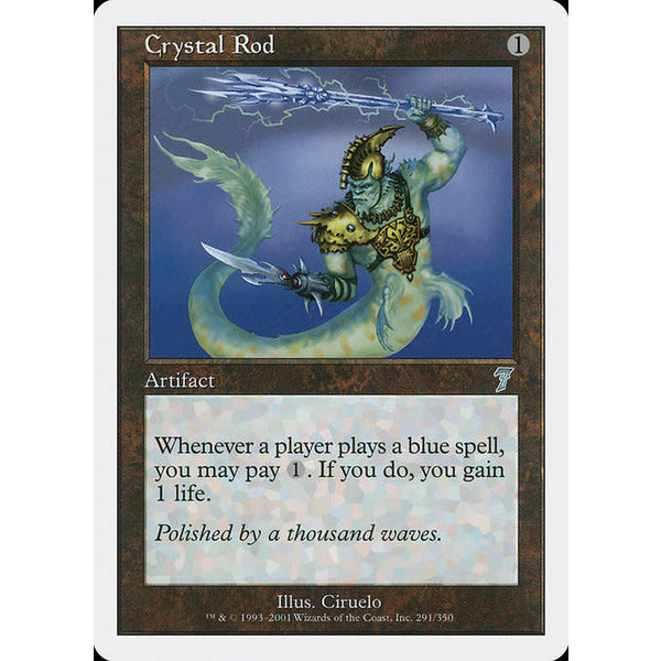Magic: The Gathering Crystal Rod (291) Lightly Played