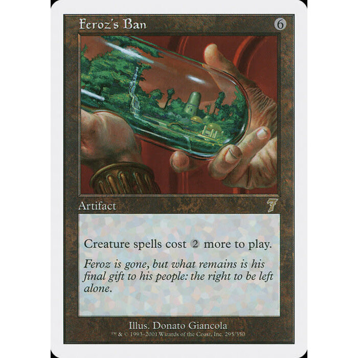 Magic: The Gathering Feroz's Ban (295) Moderately Played