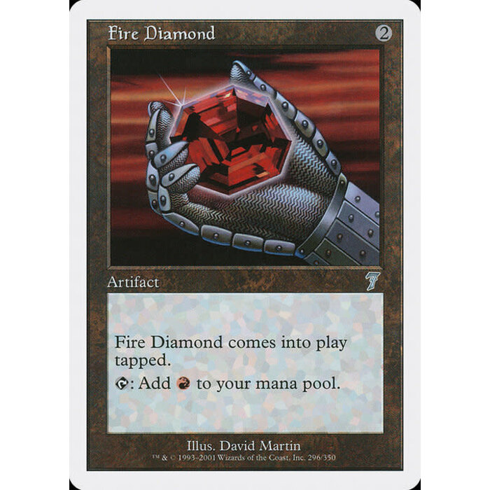 Magic: The Gathering Fire Diamond (296) Moderately Played