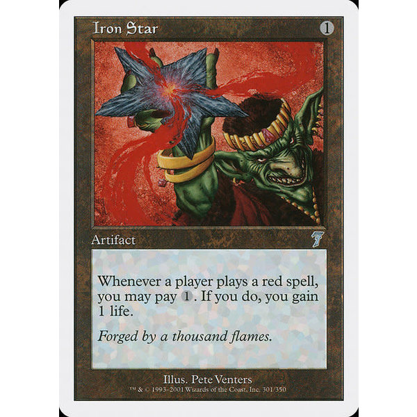 Magic: The Gathering Iron Star (301) Lightly Played