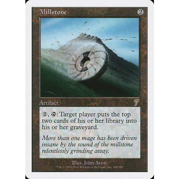 Magic: The Gathering Millstone (308) Moderately Played