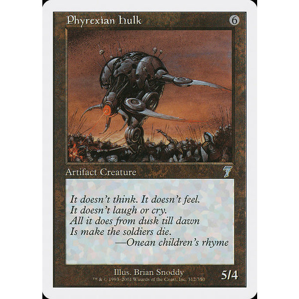 Magic: The Gathering Phyrexian Hulk (312) Lightly Played