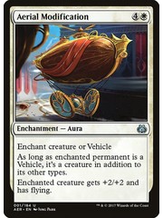 Magic: The Gathering Aerial Modification (001) Moderately Played Foil