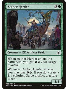 Magic: The Gathering Aether Herder (102) Moderately Played Foil