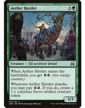 Magic: The Gathering Aether Herder (102) Moderately Played Foil