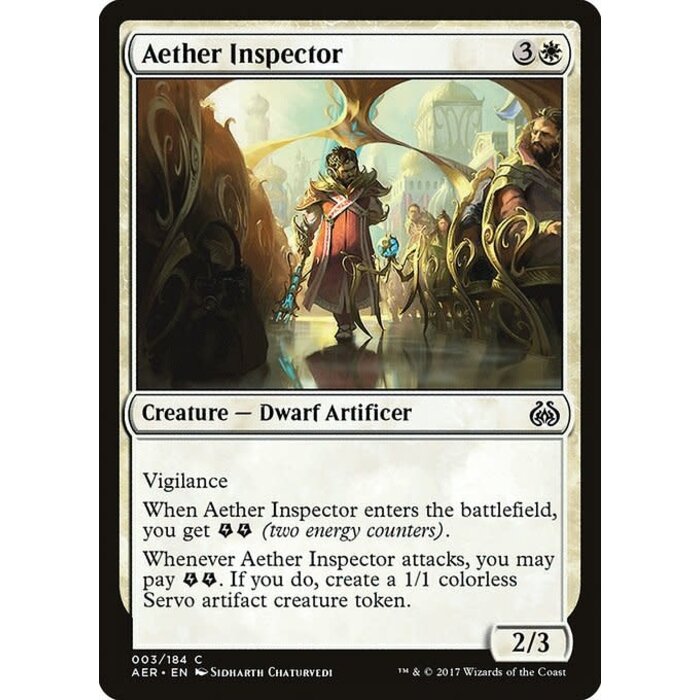 Magic: The Gathering Aether Inspector (003) Lightly Played