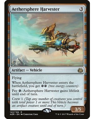 Magic: The Gathering Aethersphere Harvester (142) Lightly Played Foil