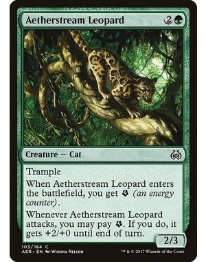 Magic: The Gathering Aetherstream Leopard (103) Moderately Played Foil