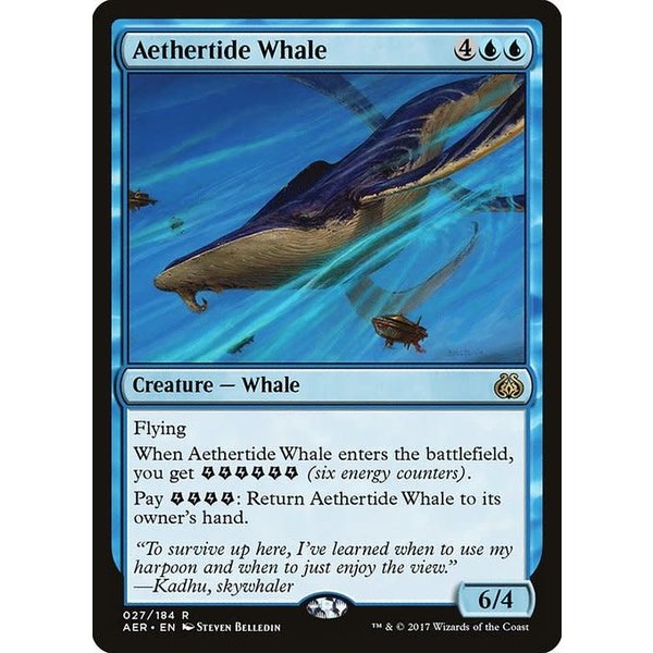 Magic: The Gathering Aethertide Whale (027) Lightly Played