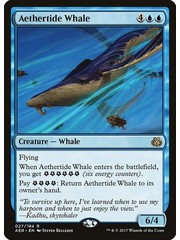 Magic: The Gathering Aethertide Whale (027) Moderately Played Foil