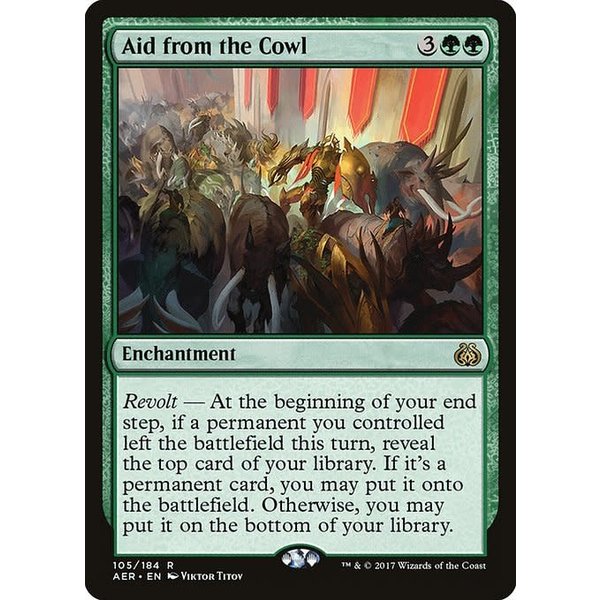 Magic: The Gathering Aid from the Cowl (105) Lightly Played