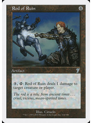 Magic: The Gathering Rod of Ruin (314) Lightly Played