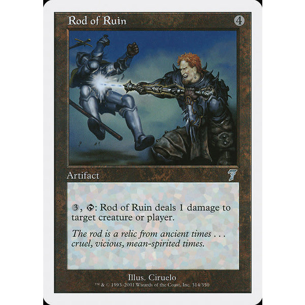 Magic: The Gathering Rod of Ruin (314) Lightly Played