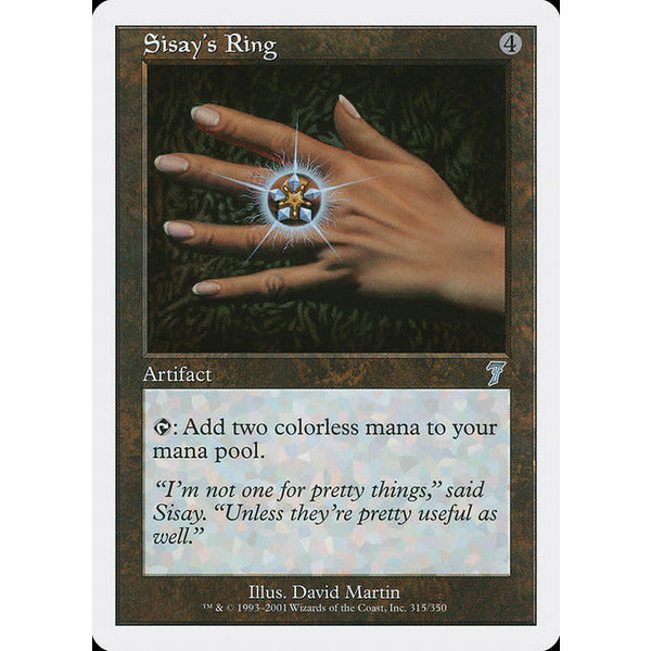 Magic: The Gathering Sisay's Ring (315) Lightly Played