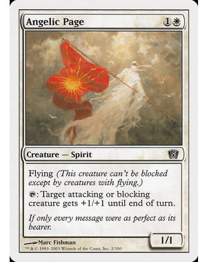 Magic: The Gathering Angelic Page (002) Lightly Played