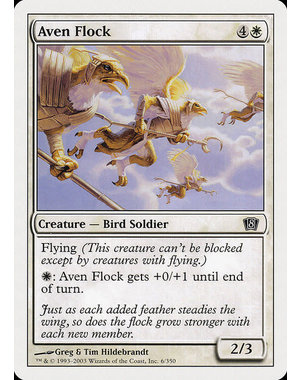 Magic: The Gathering Aven Flock (006) Lightly Played